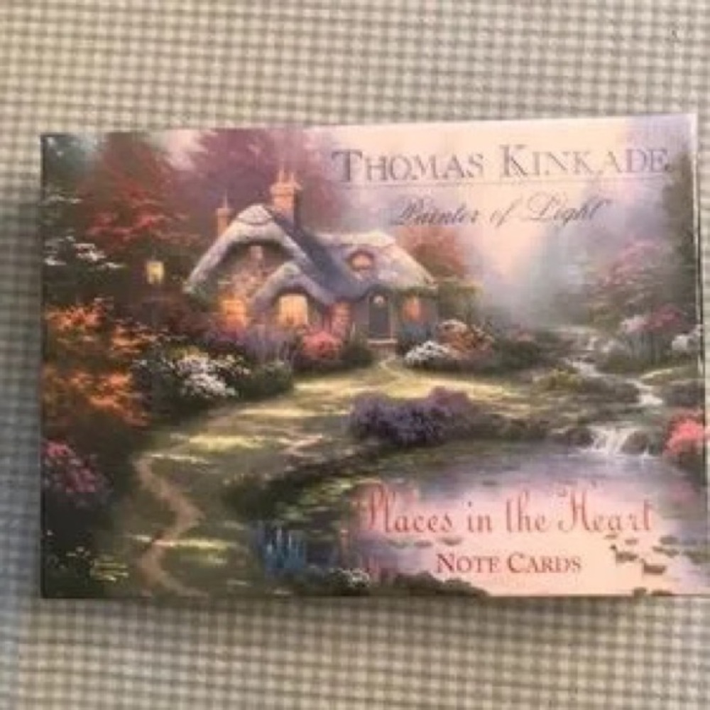 Thomas Kinkade 'Places in the Heart' Note Cards - Pastel Cottage (Set)